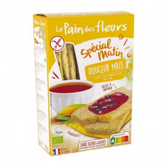 Tostadas de Maiz Special Matin Sin Gluten Eco Vegan 230g Le Pain Des Fleurs