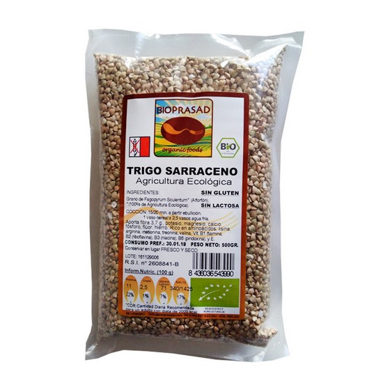Trigo Sarraceno grano Vegan Bio 500g Bioprasad