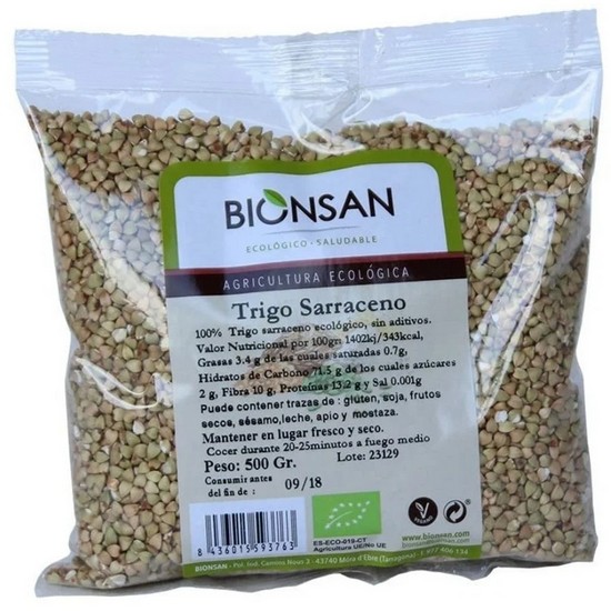 Trigo Sarraceno en Grano Bio Vegan 500g Bionsan