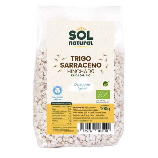 Trigo Sarraceno Hinchado Bio 100g Solnatural