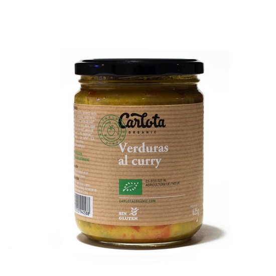 Verduras Al Curry Sin Gluten Bio 425g Carlota Organic