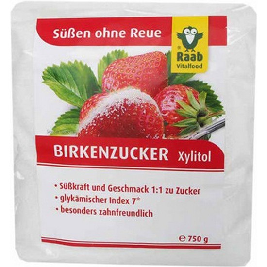 Xilitol Azucar Abedul Bolsa 750g Raab Xilitol Azucar Abedul Bolsa 750g Raab