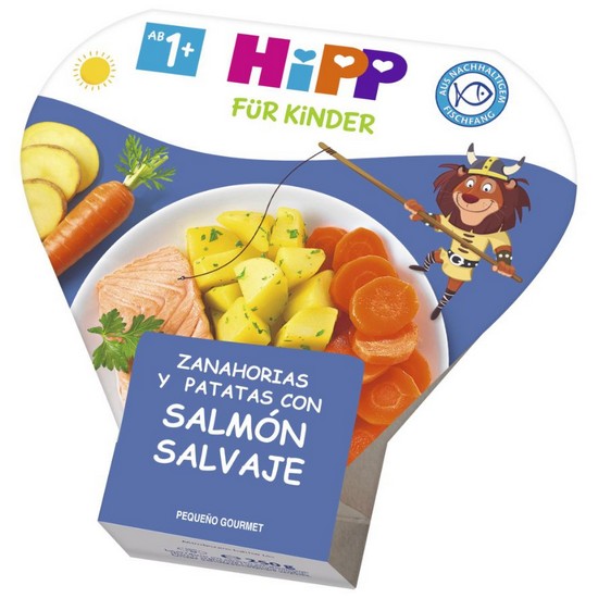 Zanahorias Patatas con Salmon Salvaje 250g Hipp Zanahorias Patatas con Salmon Salvaje 250g Hipp