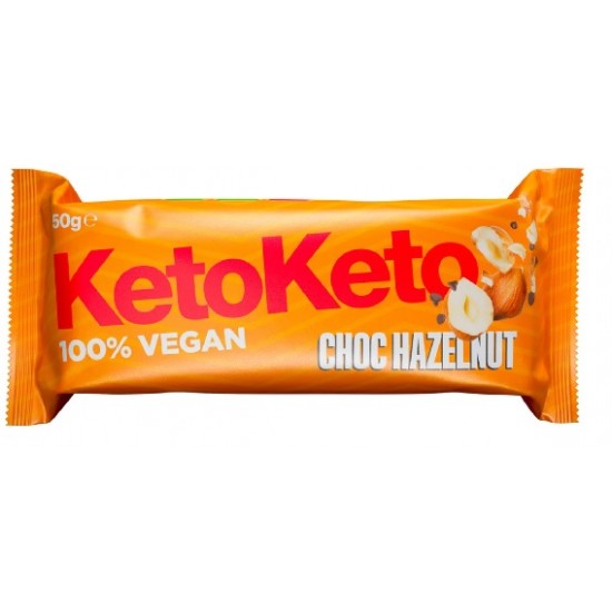 Barraitas Keto de Cacao y Avellanas 50gr KetoKeto