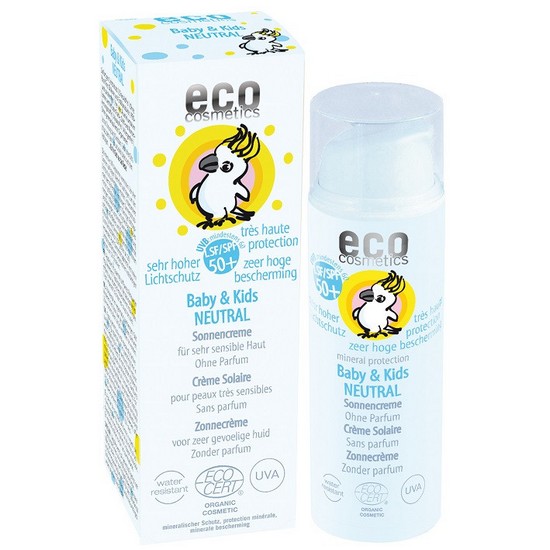 Crema Solar Bebe y Niños Sin Perfume SPF50+ Bio Vegan 50ml Eco Cosmetics Crema Solar Bebe y Niños Sin Perfume SPF50+ Bio Vegan 50ml Eco Cosmetics