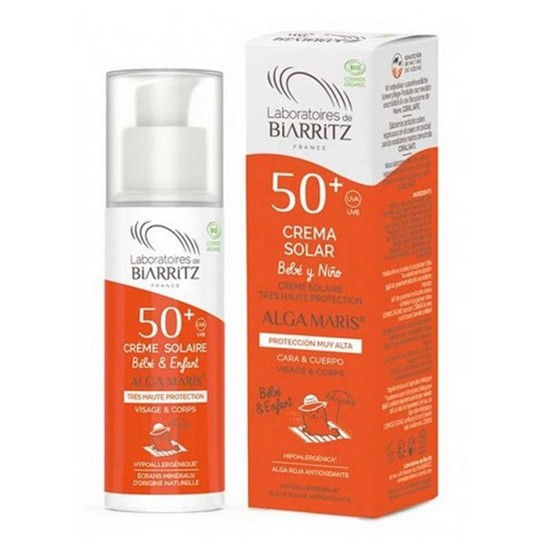 Protector Solar Niños Locion SPF50+ Bio 100ml Alga Maris Protector Solar Niños Locion SPF50+ Bio 100ml Alga Maris
