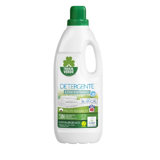 Detergente Concentrado Ropa Blanca Eco Vegan 2L Trebol Verde