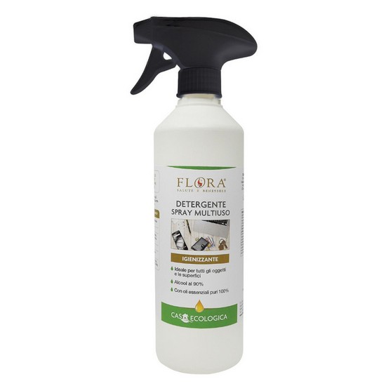 Detergente Higienizante Spray Superficies Flora 500ml Flora Detergente Higienizante Spray Superficies Flora 500ml Flora