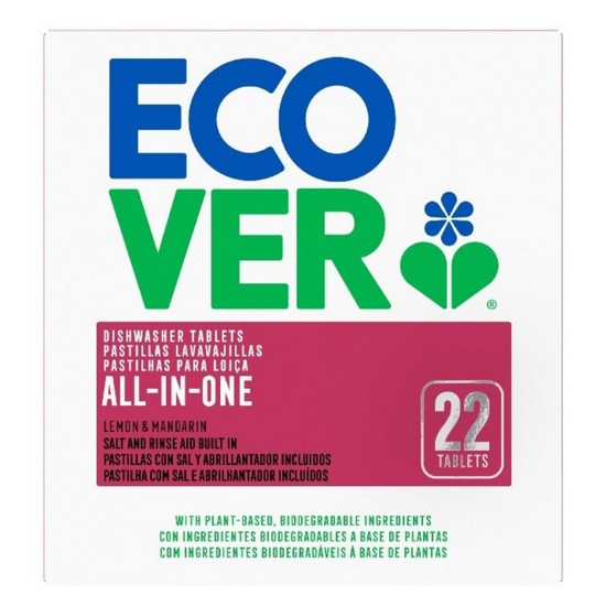 Lavavajillas Maquina All In One 22 tabletas Ecover Lavavajillas Maquina All In One 22 tabletas Ecover