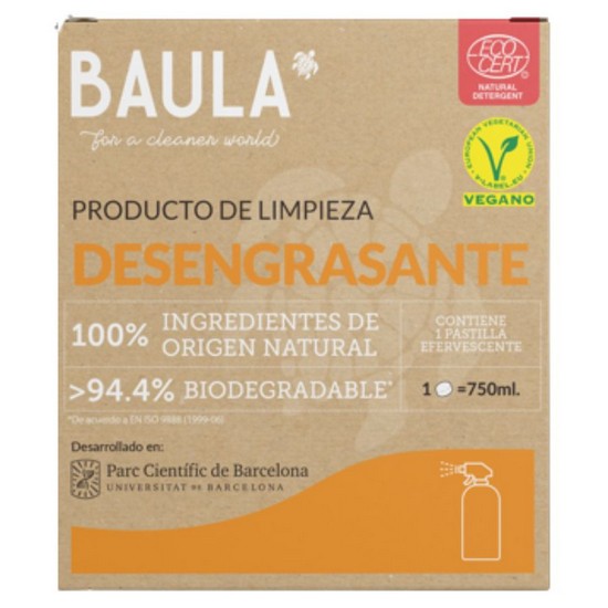 Limpiador Desengrasante Eco Vegan 1 pastilla Baula