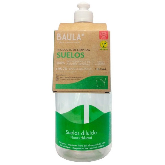 Limpiador Suelos Botella+Pastilla Eco Vegan Baula