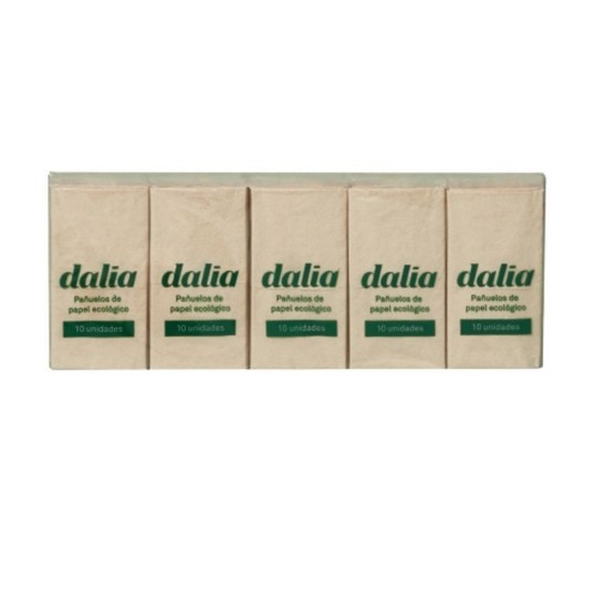 Pañuelos de Bolsillo Sin Blanquear Eco 10 Paquetes Dalia