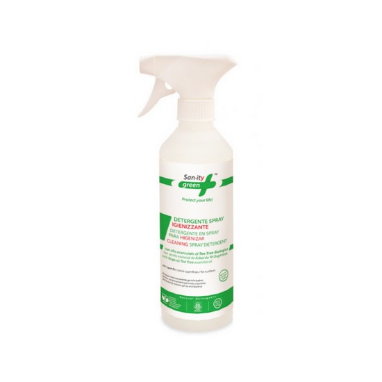 Spray Higienizante de Superficies Dosificador 500ml Sanity Green