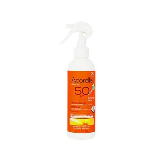 Spray Solar Niños SPF50 Bio 150ml Acorelle Spray Solar Niños SPF50 Bio 150ml Acorelle