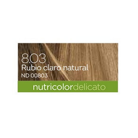 Tinte Delicato Rubio Claro Natural 8.03 140ml Biokap