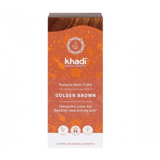 Tinte Natural Castaño Dorado 100% Vegetal Vegan 100g Khadi Tinte Natural Castaño Dorado 100% Vegetal Vegan 100g Khadi