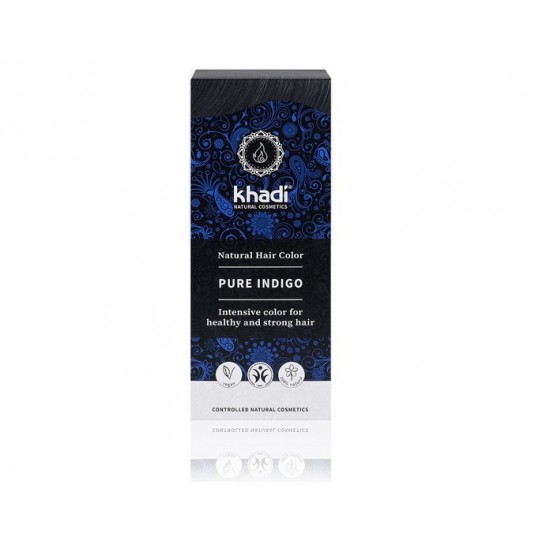Tinte Natural Herbal Hair color Indigo Natural 100g Khadi Tinte Natural Herbal Hair color Indigo Natural 100g Khadi