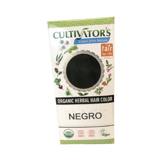 Tinte Organico Negro Vegan 100g CultivatorS