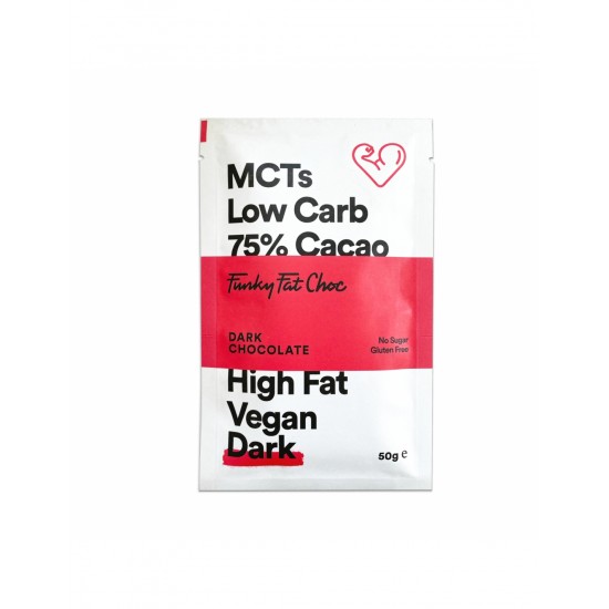Chocolate Keto Negro Con MCT 50g  Funky Fat Foods