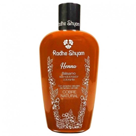 Balsamo Henna Cobre Natural 250ml Radhe Shyam