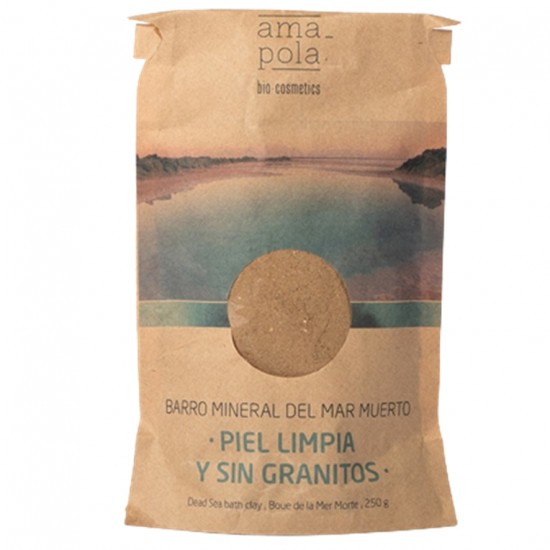 Barro Mar Muerto Piel Limpia 250gr Amapola Biocosmetics