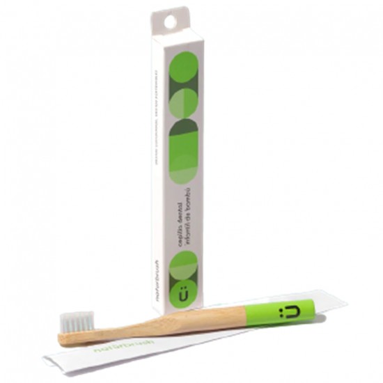 Cepillo dental de Bambu Niños Verde Eco 1ud Naturbrush