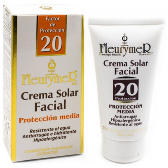 Crema Solar Facial SPF20 Tubo 80ml Fleurymer