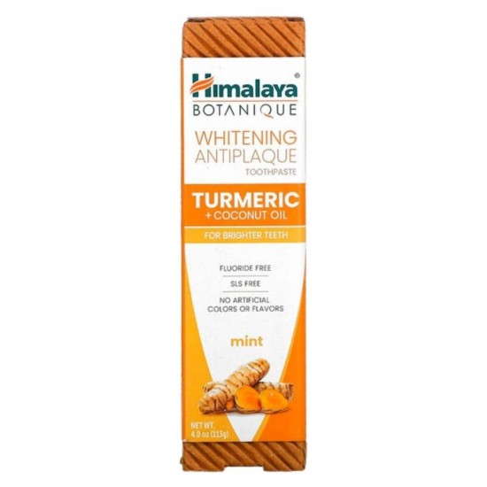 Dentifrico Blanqueador Curcuma Coco 113g Himalaya Botanique