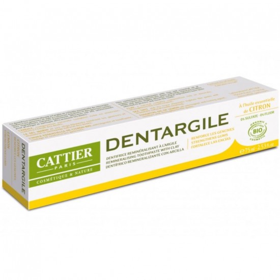 Dentifrico Dentargile Limon Bio 75ml Cattier