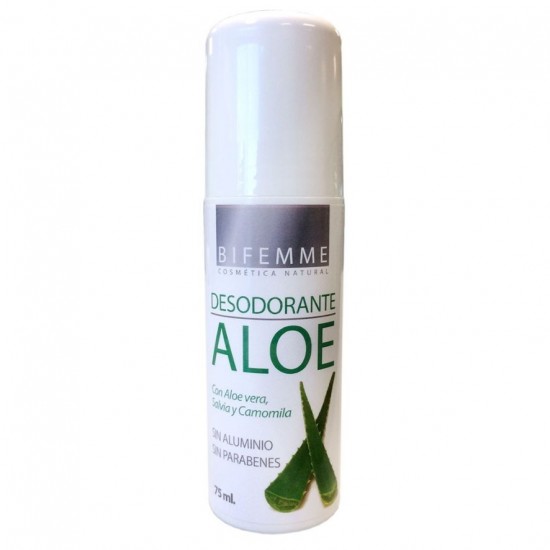 Desodorante Roll On Aloe Vera 75ml Bifemme