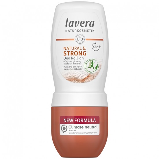 Desodorante RollOn Natural&Strong 50ml Lavera Desodorante RollOn Natural&Strong 50ml Lavera