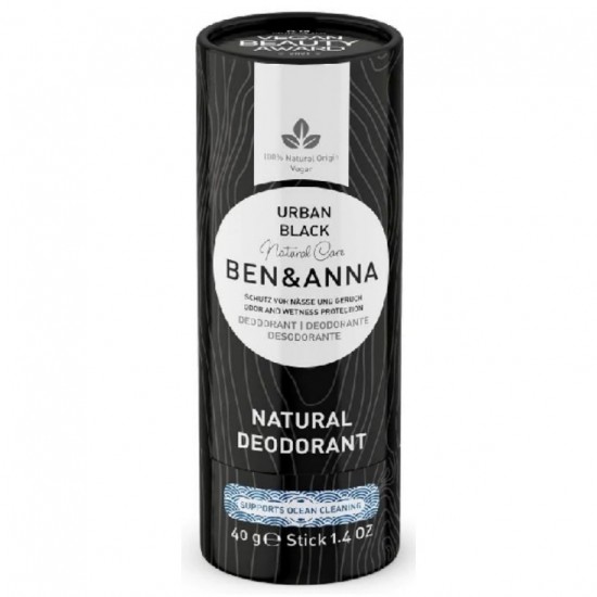 Desodorante Urban Black Vegan 40g Ben & Anna
