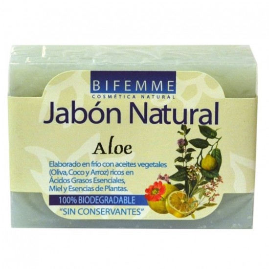 Jabon Aloe Vera Antiinflamator Bio 100g Bifemme