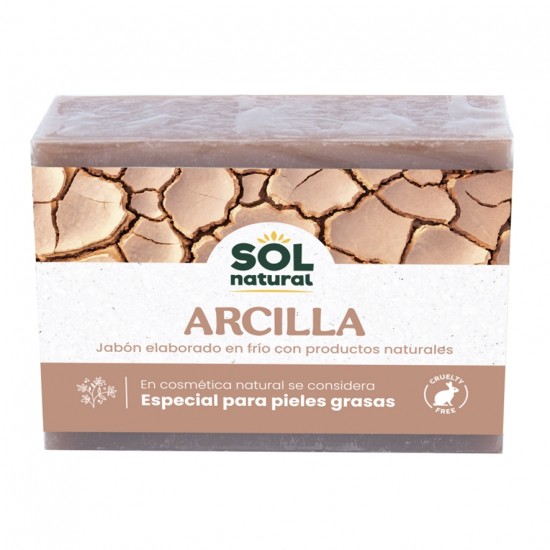 Jabon de Arcilla para Piel grasa y Acne 100g Solnatural Jabon de Arcilla para Piel grasa y Acne 100g Solnatural