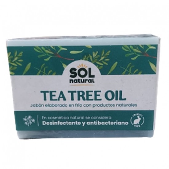 Jabon desinfectante Tea Tree Oil 100g Solnatural Jabon desinfectante Tea Tree Oil 100g Solnatural