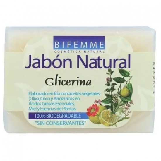 Jabon Natural Glicerina Bio 1ud Bifemme