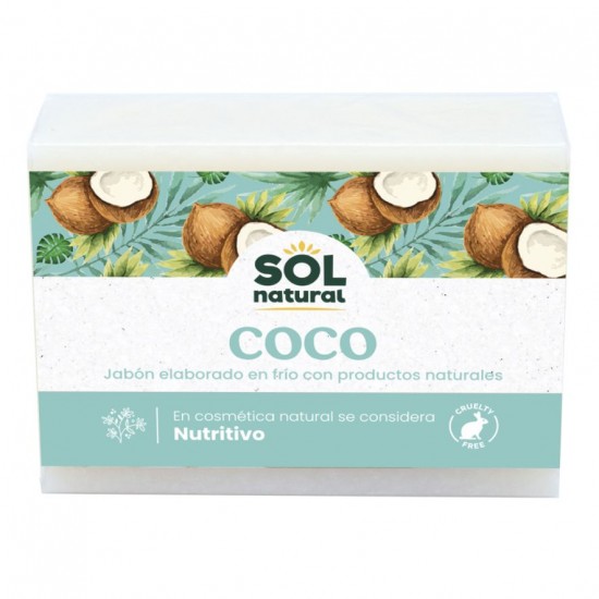 Jabon Natural Solido de Coco 100g Solnatural Jabon Natural Solido de Coco 100g Solnatural