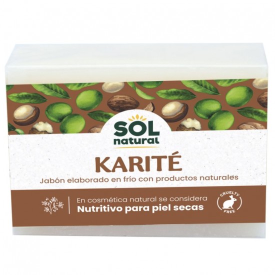 Jabon Natural Solido de Karite 100g Solnatural