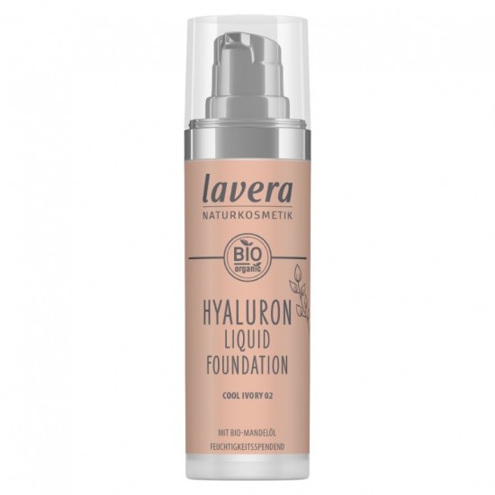 Maquillaje Fluido 02 Cool Ivory Bio 30ml Lavera