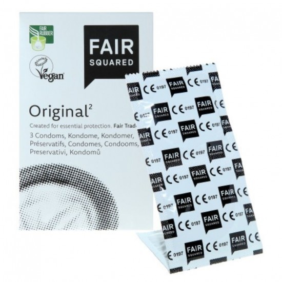 Preservativo Original Vegan 3 Fair Squared