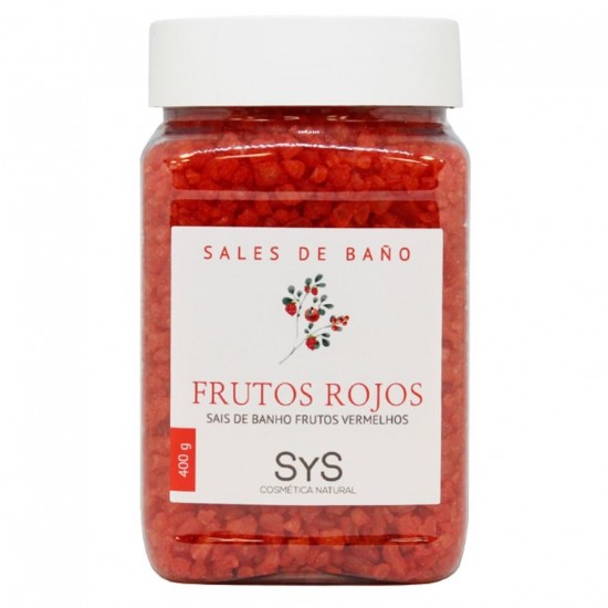 Sales Baño Frutos Rojos 400g Sys Cosmetica Natural