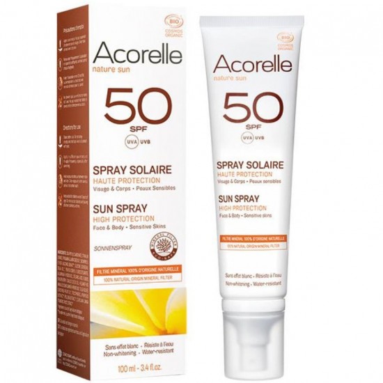 Spray Solar SPF50 Bio 100ml Acorelle Spray Solar SPF50 Bio 100ml Acorelle