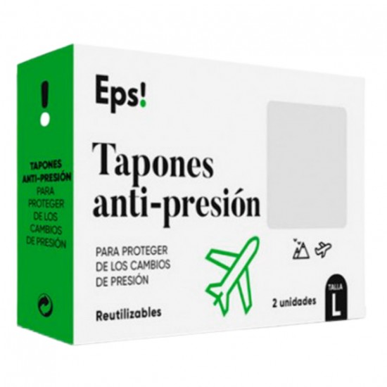 Tapones Anti-Presion Talla L 1 caja EPS 2 tapones