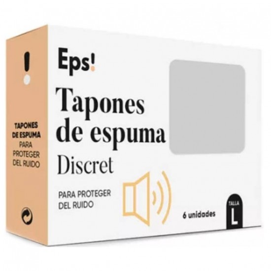 Tapones Espuma Discret Talla L 1 caja EPS