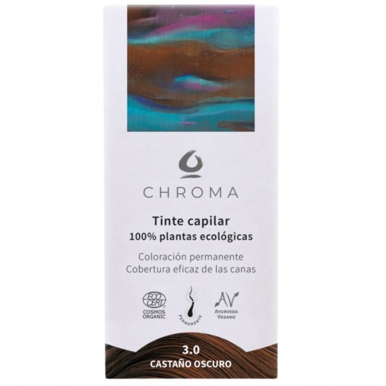 Tinte 3.0 Castaño Oscuro 500gr Chroma Tinte 3.0 Castaño Oscuro 500gr Chroma