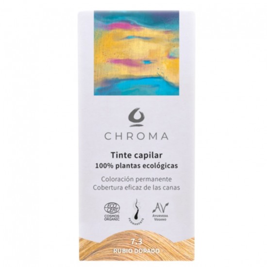 Tinte 7.3 Rubio Dorado 100gr Chroma