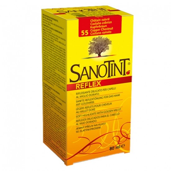 Tinte Nº 55 Castaño Cobrizo 125ml Sanotint Tinte Nº 55 Castaño Cobrizo 125ml Sanotint