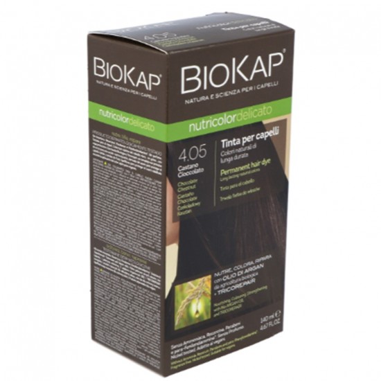 Tinte Nutricolor 4.05 Castaño Chocolate 140ml Biokap