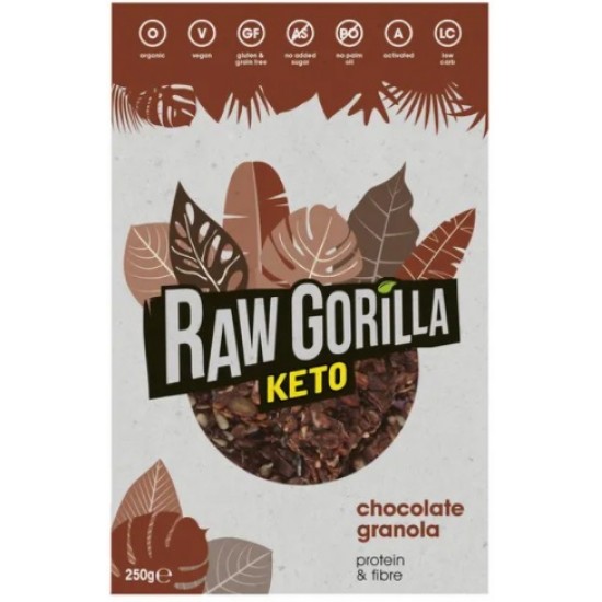 Granola Keto Choco ECO Low Carb Raw Gorilla 250g