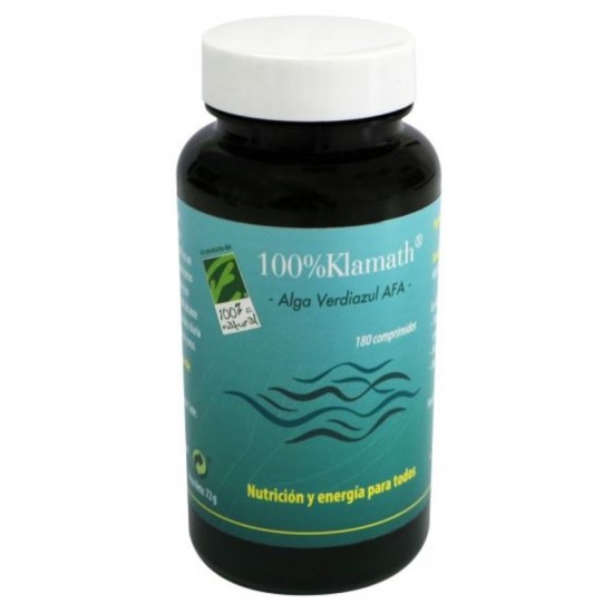 100% Klamath Alga Verdiazul AFA 180comp 100% Natural